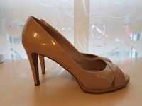 Sergio Rossi Vero Cuoio High Heels Peeptoe - nude beige 40 Baden-Württemberg - Karlsruhe Vorschau