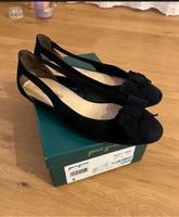 Paul Green Ballerina 39 Samtziege blau Veloursleder Schleife dunk Bayern - Mindelheim Vorschau
