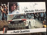 Postkarte Audi Sport MICHELE MOUTON auf Audi Quattro Nürnberg (Mittelfr) - Mitte Vorschau