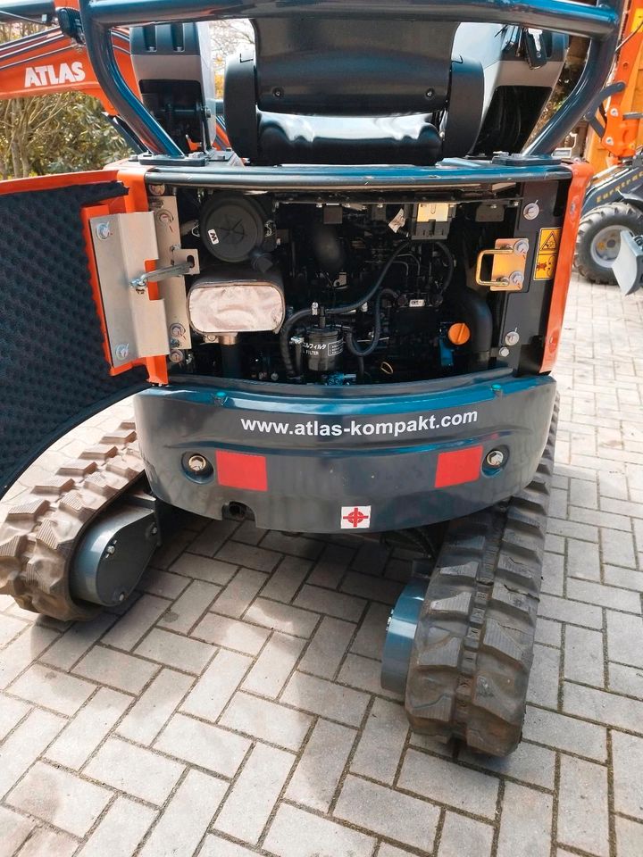 ✨ JETZT LIEFERBAR ✨ Kompaktbagger Atlas AC 18 UF - 24 Monate Garantie - Leistungsstarker Minibagger mit Gummiketten - 1,88 Tonnen - YANMAR Motor - Automatische Schaltfunktion - Teleskopfahrwerk - Neu in Heemsen