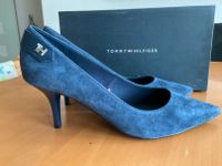 Tommy Hilfiger Pumps Schuhe blau mit Logo Gr.40 Wildleder Neu! Baden-Württemberg - Ulm Vorschau