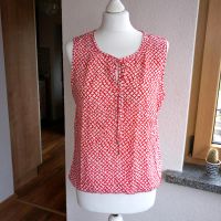 Bluse Top Blusentop Shirt Sure rot weiß S 36 Viskose Thüringen - Meiningen Vorschau