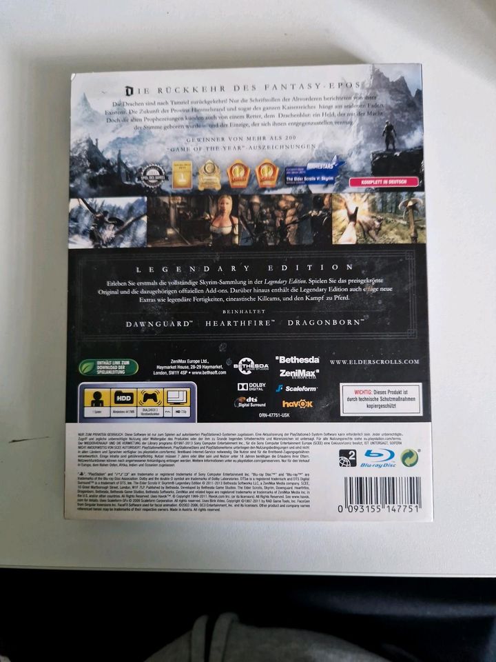 Skyrim PS3 Legendary Edition in Sassenberg