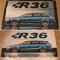 Vw passat R36 flagge fahne banner neu 60x90cm Aachen - Kornelimünster/Walheim Vorschau