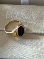 Bruna the label, Ring, Puglia Onyx, Gold, schwarz, Gr. 58 Niedersachsen - Harsum Vorschau