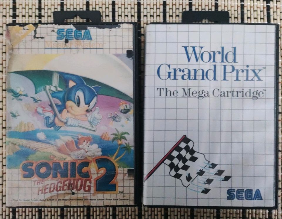 Sega Master System Sonic u. World Grand Prix in Korbach