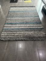 Teppich 160x230 Shaggy Grau Weıss Türkis Rheinland-Pfalz - Otterbach Vorschau