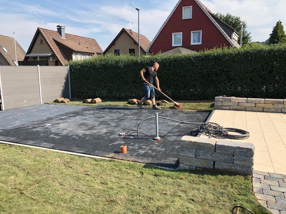 Tiefbau Pflasterarbeiten Außenanlage in Bad Oeynhausen