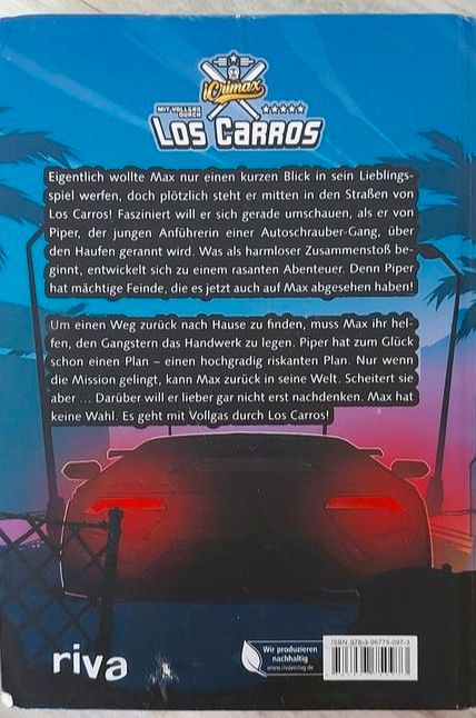 iCrimax, Mit Vollgas durch Los Carros, Kinderbuch in Gerlingen