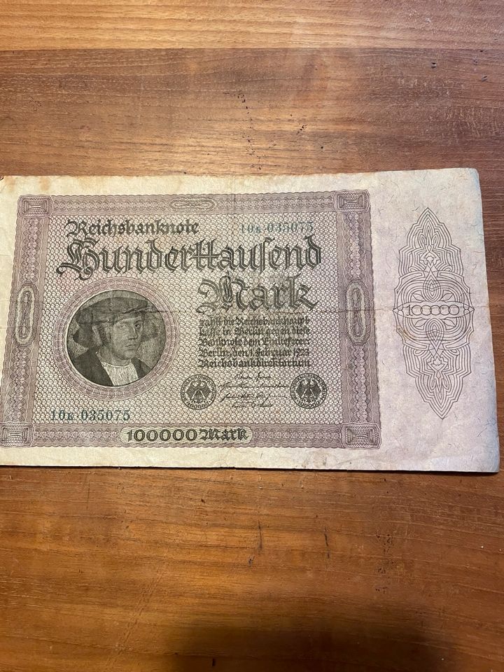 Reichsmark von 1910-1924, 26 Scheine in Lampertheim