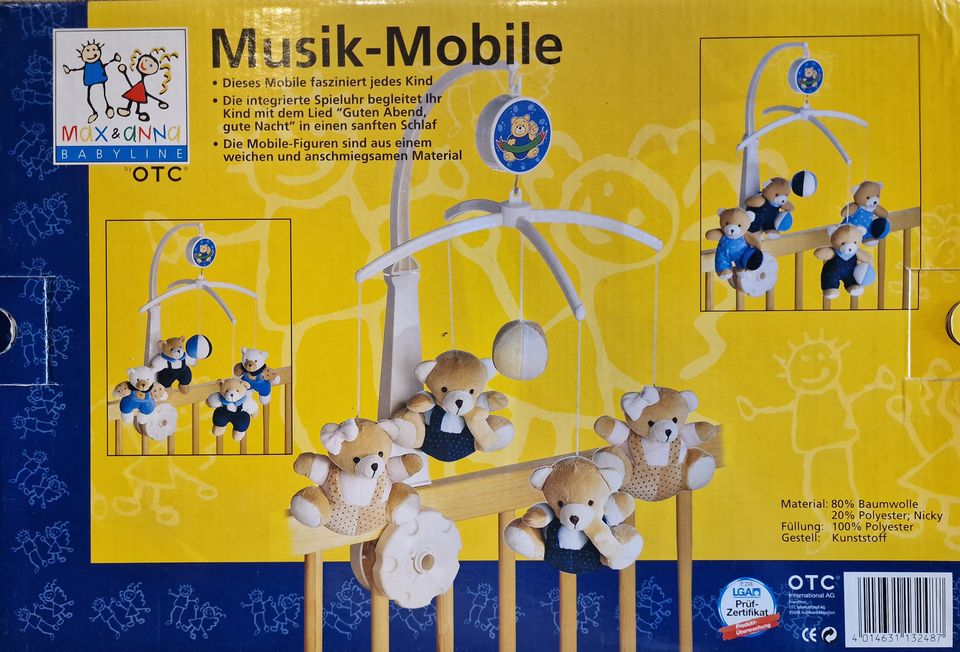 NEU Musik Mobile - Baby Einschlafhilfe Musikspielzeug mit Bärchen in Hofkirchen