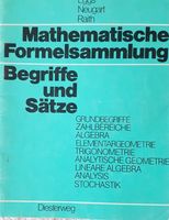 Mathematische Formelsammlung Baden-Württemberg - Karlsruhe Vorschau