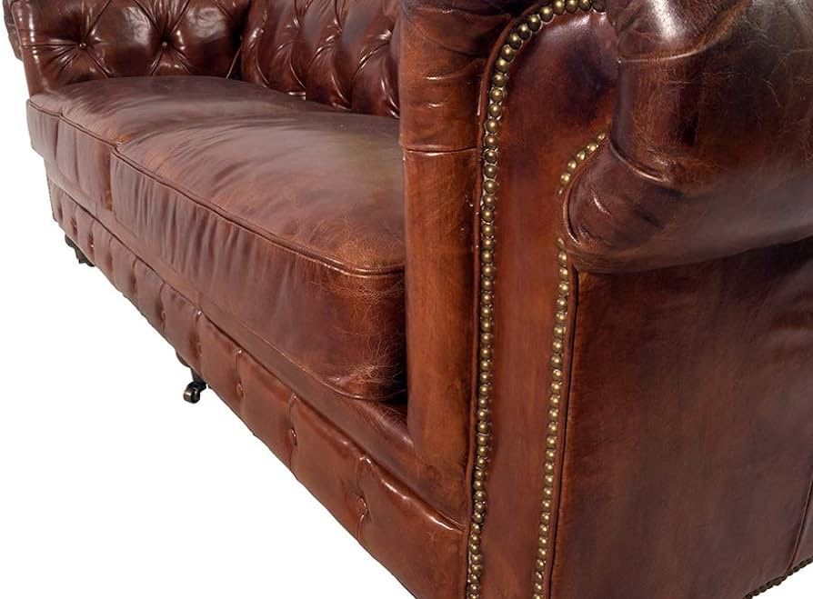 Verkaufe neuwertige Couch Chesterfield von Rahaus Leder in Berlin