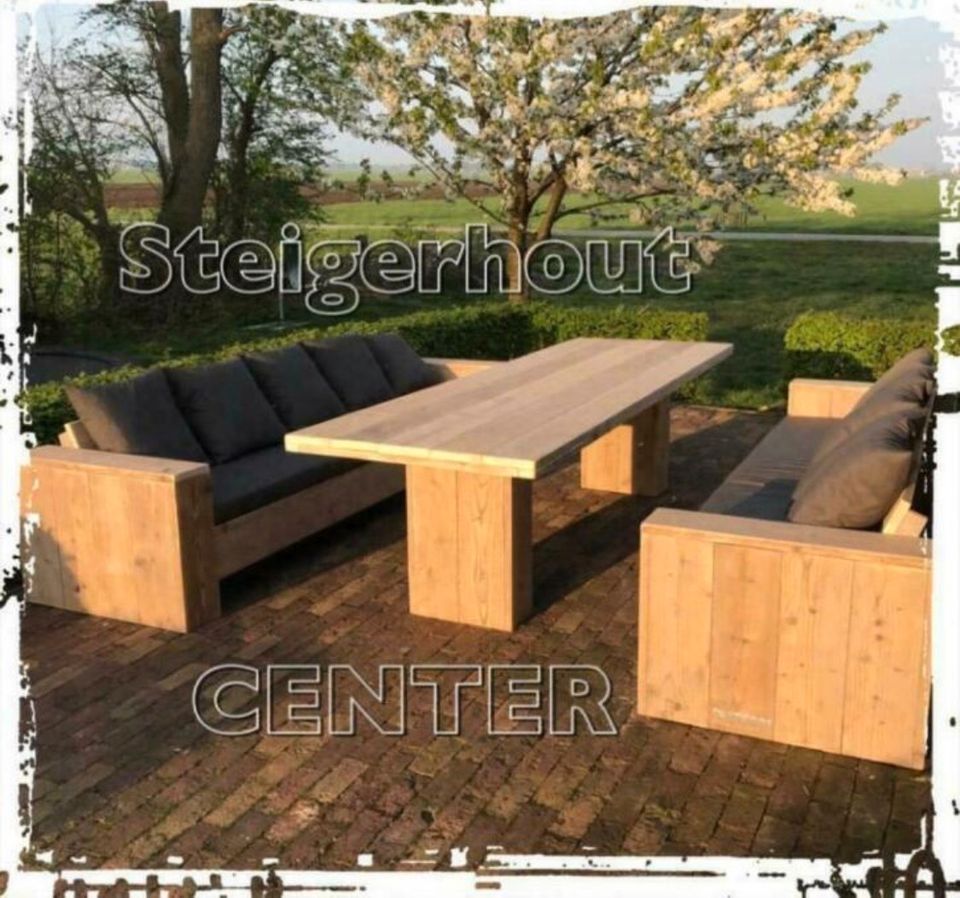 Lounge Gartenmöbeln Bauholz Gartenset Essgruppe Sitzgruppe Sofas in Dortmund