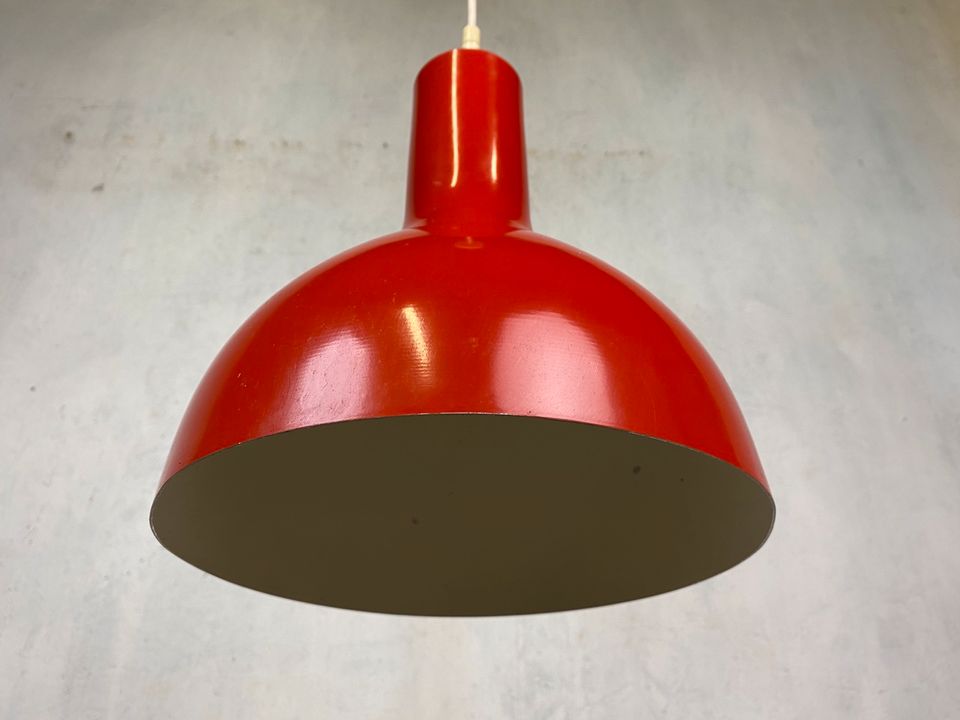 60er 70er Deckenlampe rot Space sage Design Retro Leuchte in Reutlingen