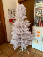 Künstlicher Tannenbaum Weihnachtsbaum weiß + LED-Licht und Kerzen Bayern - Erding Vorschau