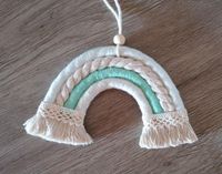 Makramee Regenbogen natur/mint Dekoration Schultüte - handmade Niedersachsen - Bassum Vorschau