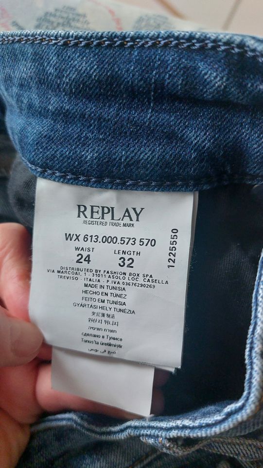 Replay Rose Jeans Mädchen/Damen W24 L32 in Heilbad Heiligenstadt