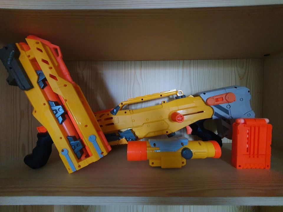 Nerf LONGSHOT CS - 6 (gebraucht) (sehr guter Zustand) in Großostheim