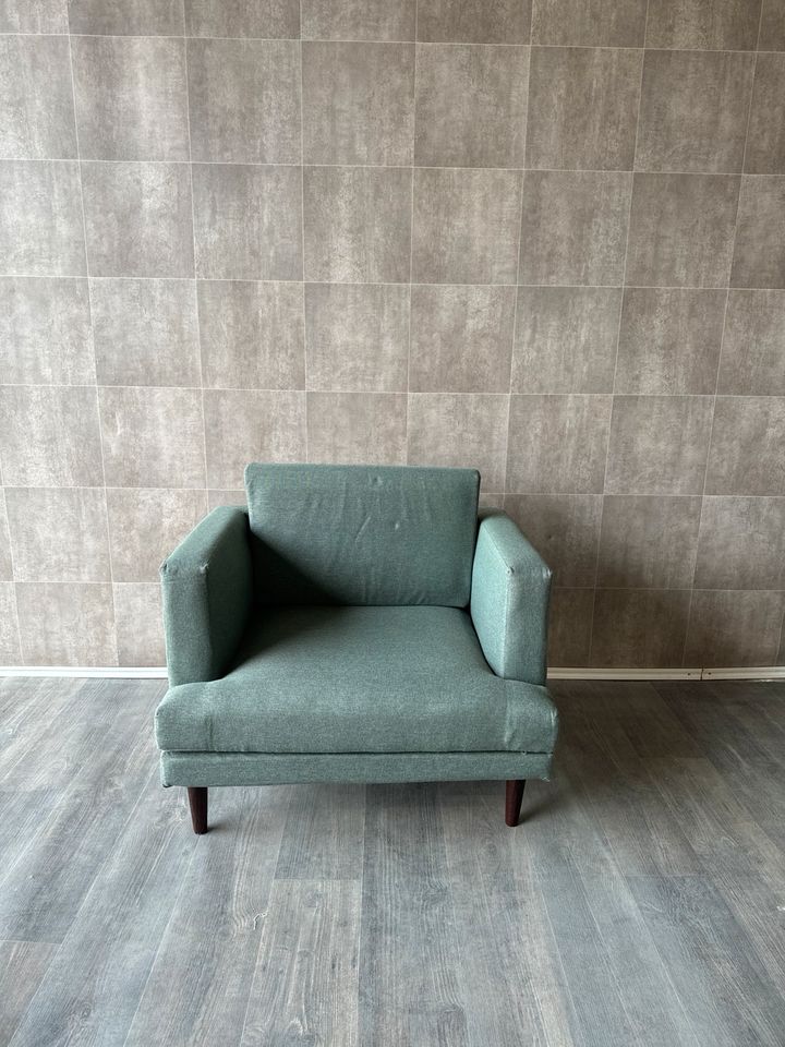 Stuhl Design Sessel Hellgrün Stoff nicht Leder Neu UVP 540€ in Dortmund