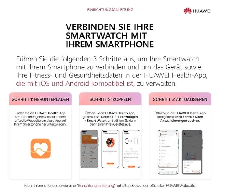 HUAWEI GT 2 Smartwatch, Night Black, 42 mm in Weil der Stadt