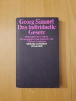 Georg Simmel Das individuelle Gesetz Suhrkamp Wissen Buch Bücher Frankfurt am Main - Gallusviertel Vorschau