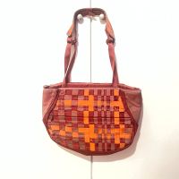 Handtasche Mandarina Duck orange Bordeaux dunkel rot kariert Karo Düsseldorf - Stadtmitte Vorschau