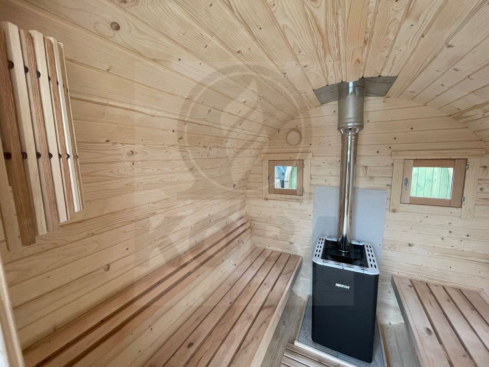 Fasssauna | 2,5m | Garten-Sauna | Außensauna in Eichenzell