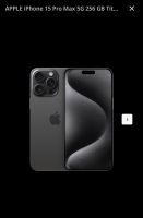 iPhone 15 Pro Max Titan schwarz inkl. Apple Hülle und Panzerglas Niedersachsen - Garrel Vorschau