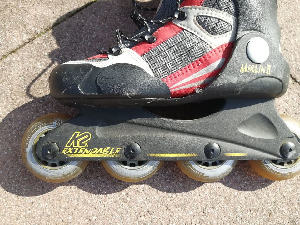 K2 Inline Skates Merlin II * Gr. 33,5 - 35,5 in Halle