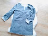 Schicker leichter Mantel 36 S grau Cardigan Faux Wildleder Stil Findorff - Findorff-Bürgerweide Vorschau