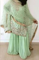 Indisches Abend Kleid Bollywood Anarkali Salwar Kameez Scharara Hessen - Altenstadt Vorschau