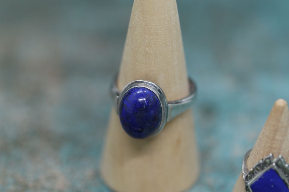 lapislazuli ringe ringe brosche 925 800 silber blau in Bad Harzburg