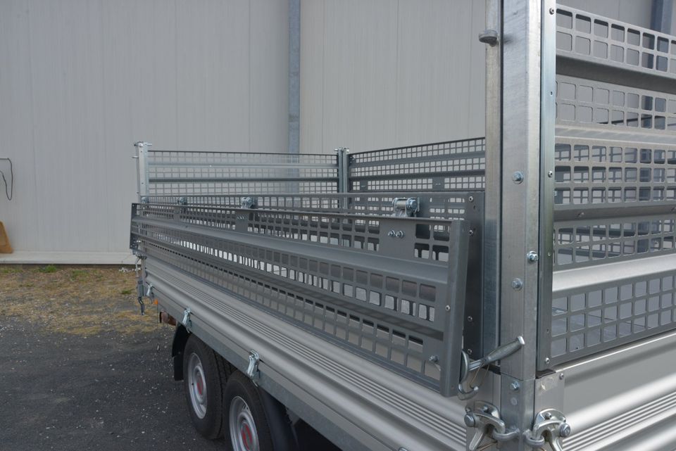 ❗ ❗ ❗SONDERPREIS ❗❗❗ STEMA 3-Seiten-Kipper 25905.020 Hochlader SHDK 02 35-30-18.2 TRIUS 3500kg Bordwand ALUMINIUM 301x183cm Zubehör Garten Transport Schüttgut Brennholz Steine Kies BJT TIpper 2 in Leipzig