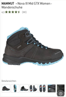 MAMMUT - Nova III Mid GTX Women - Wanderschuhe , 1 mal benutzt!!! Sachsen - Chemnitz Vorschau