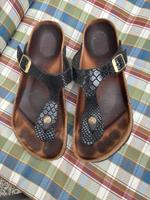 Birkenstock Gizeh Snake schwarz 39 Brandenburg - Schöneiche bei Berlin Vorschau