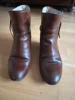 Pepe Jeans Stiefeletten Glattleder braun Gr. 38 Bayern - Waal Vorschau