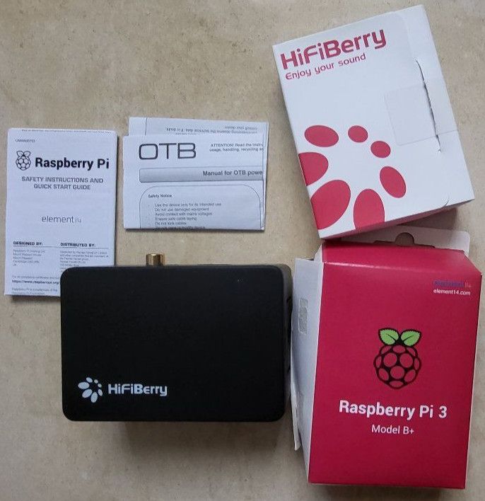 Raspberry Pi 3 Modell B+ inkl. HiFi Berry Kühlkörper und Gehäuse in Eilenburg