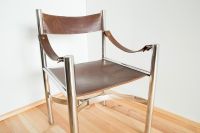 ⭐Designer Stuhl Sessel by Dada Industrial Design Leder Edelstahl Köln - Bickendorf Vorschau