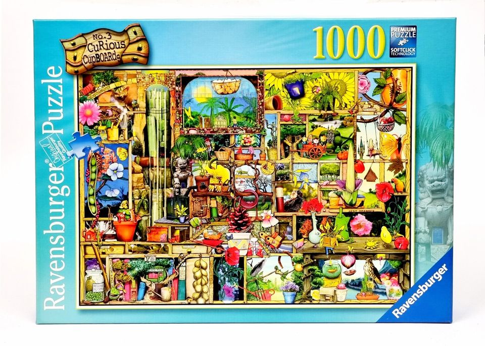 Premium Puzzle 1000 Teile Ravensburger, Grandioses Gartenregal in Neuss