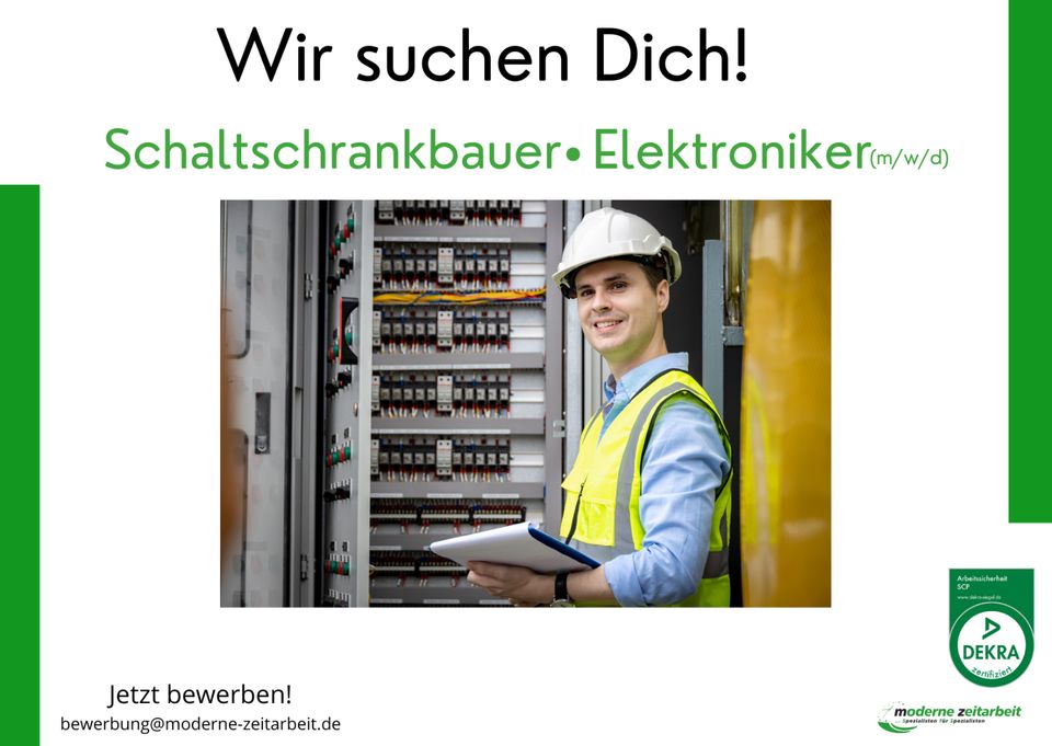 Schaltschrankbauer / Elektroniker (m/w/d)! Ab 18 € Stundenlohn! in Bremen