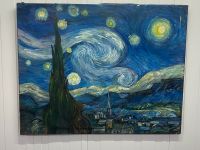 Ölbild „Sternennacht“ signiert G. de Beer nach Vincent van Gogh Berlin - Steglitz Vorschau