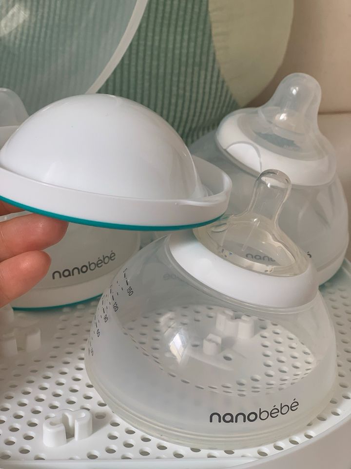 Nanobebe Babyflasche Anti Koliken 150ml + Sterilisator in Mülheim (Ruhr)