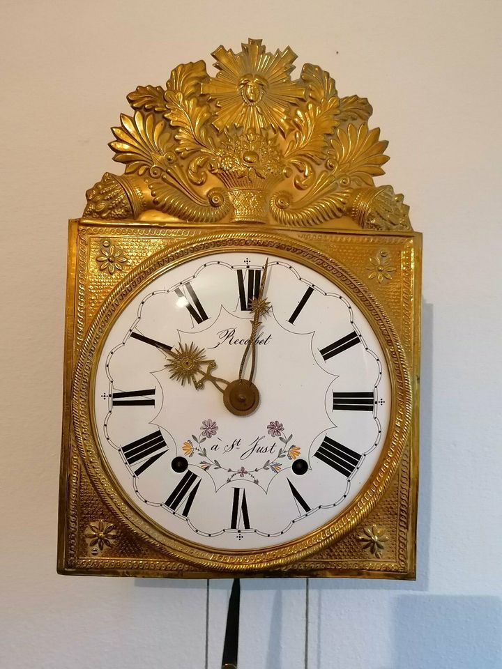 Comtoise Wanduhr Antik Messinguhr Lyrapendel Recorbet a St. Just in Hessen  - Petersberg | Kunst und Antiquitäten gebraucht kaufen | eBay Kleinanzeigen  ist jetzt Kleinanzeigen