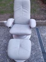 Relaxsessel, Sessel mit Fußteil , Kunstleder, grau Dresden - Leuben Vorschau