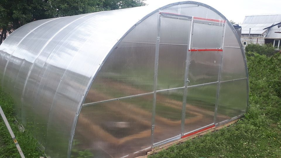 Gewächshaus Agro-Pro 40 PLUS mit Doppeltür 4-10 mm Polycarbonat in Leipzig