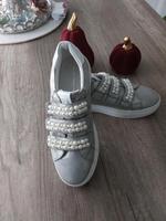 Tom Tailer* Sneaker Silber mit Perlen *37 Bayern - Ludwigschorgast Vorschau