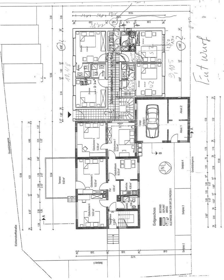 Ehem. 3-Familienhaus - auch zur privaten Nutzung - umfangreich sanierte Monteurs-Pension mit Anbauoption, auf Wunsch auch leerstehend in Osthofen