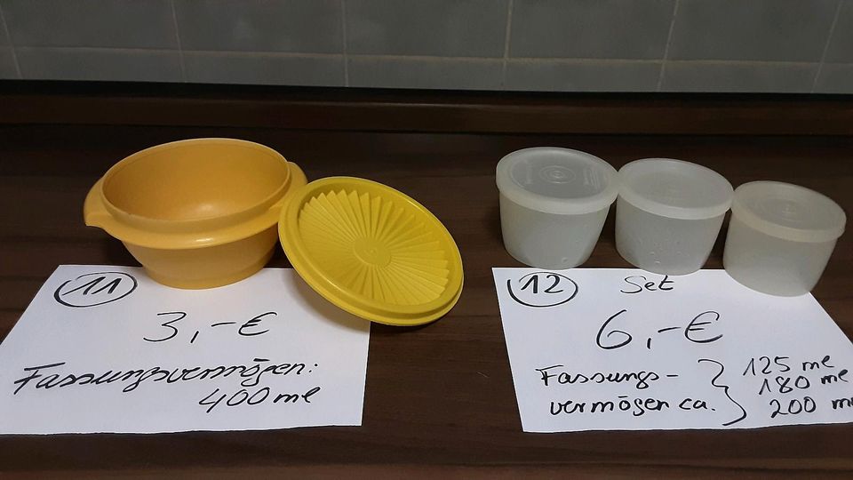 Tupperware  - diverse Behälter in Todesfelde