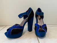 Blaue High Heels in Größe 37 zu verkaufen Niedersachsen - Celle Vorschau